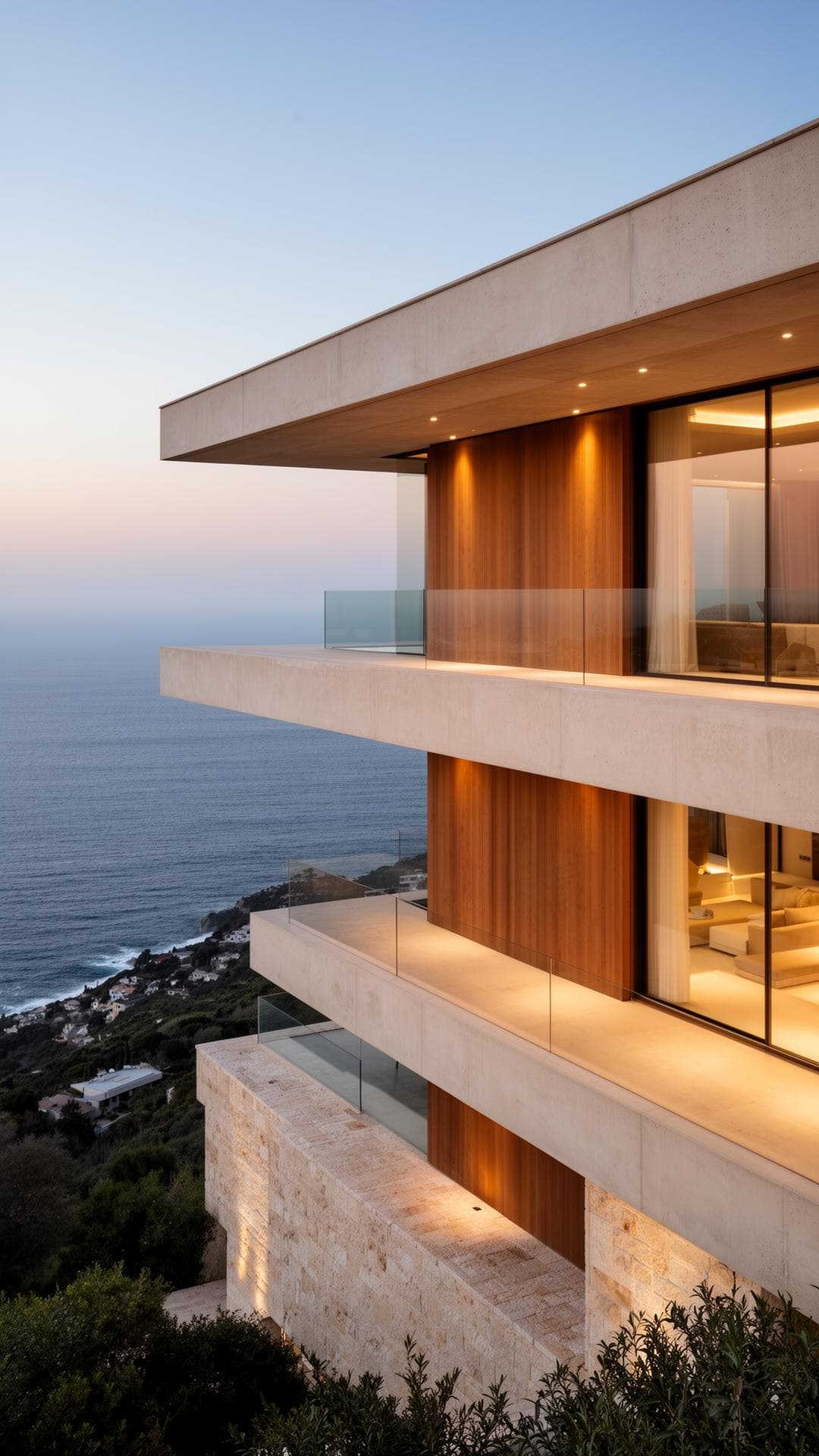 Modern villa exterior